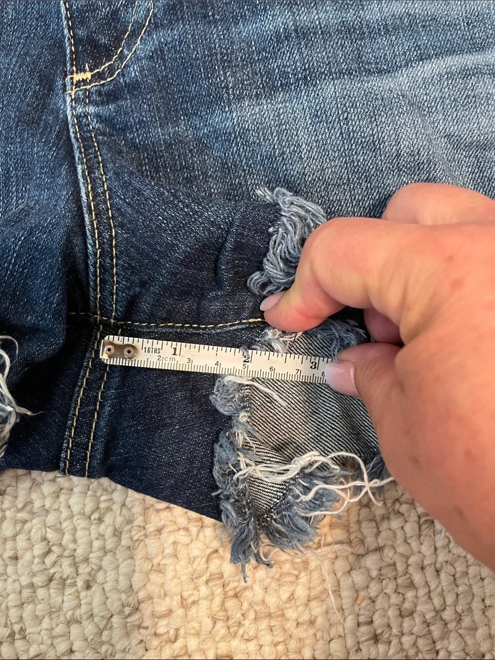 AG Adriano Goldschmied Dark Blue The Bryn Mid-Rise Jeans